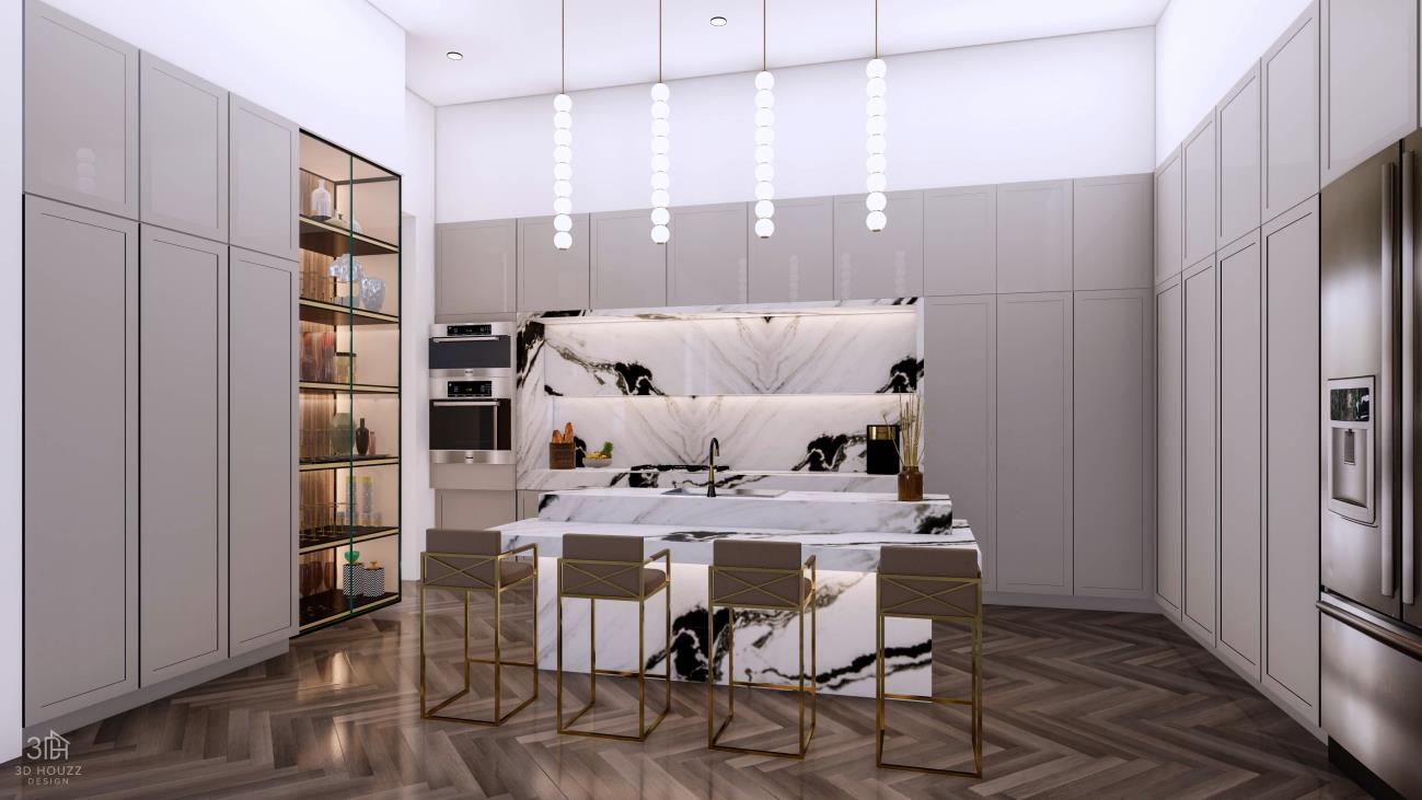 4002 Colquitt — Kitchen, Houston TX