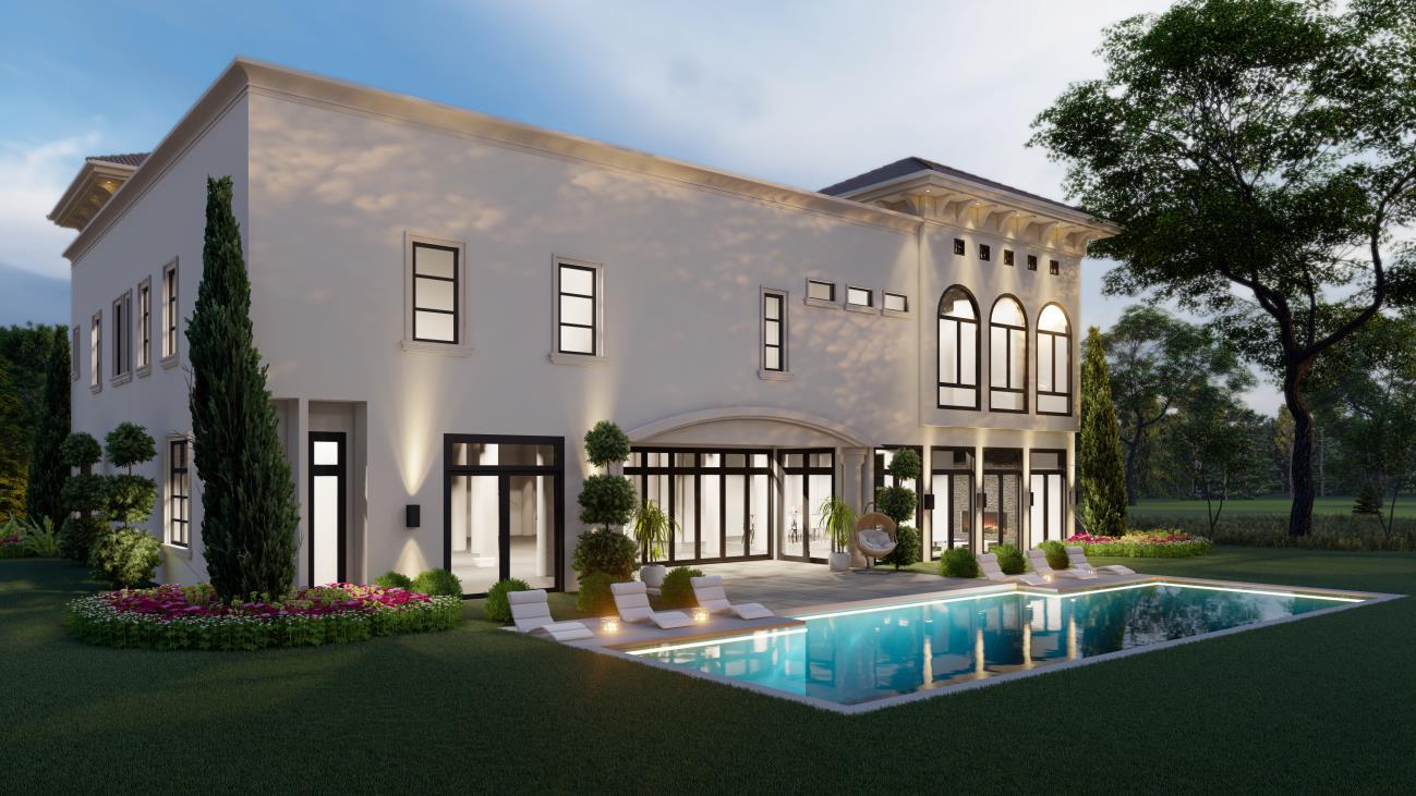 5534 Huckleberry — Rear pool, Houston TX